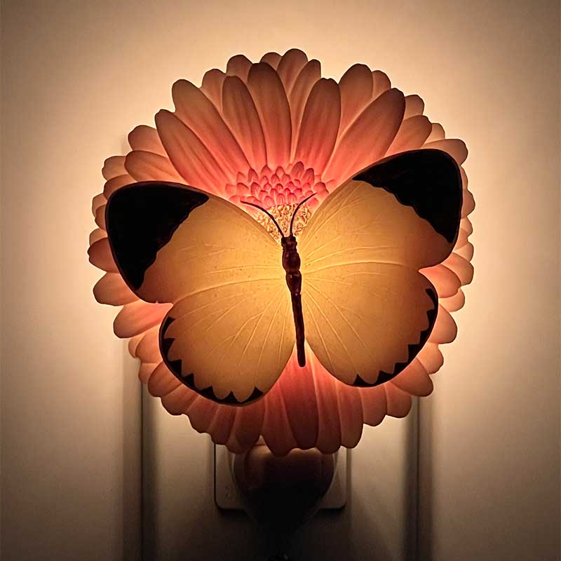 Melhor Plug In Night Lights Butterfly Night Light