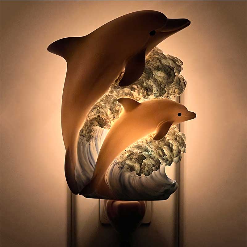 Dolphin Night Light Plug