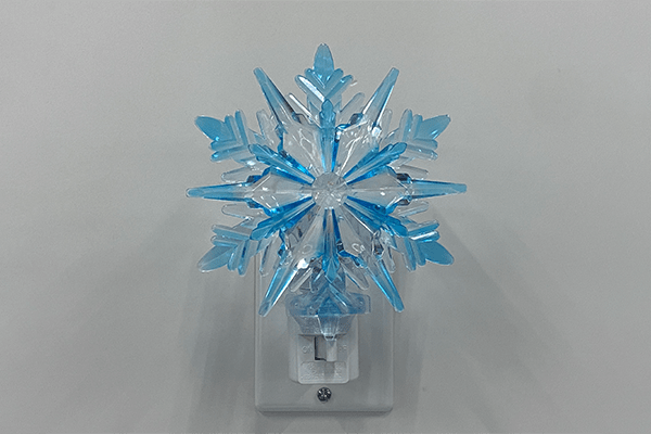 Snowflake Plug In Night Light Christmas Night Lamp