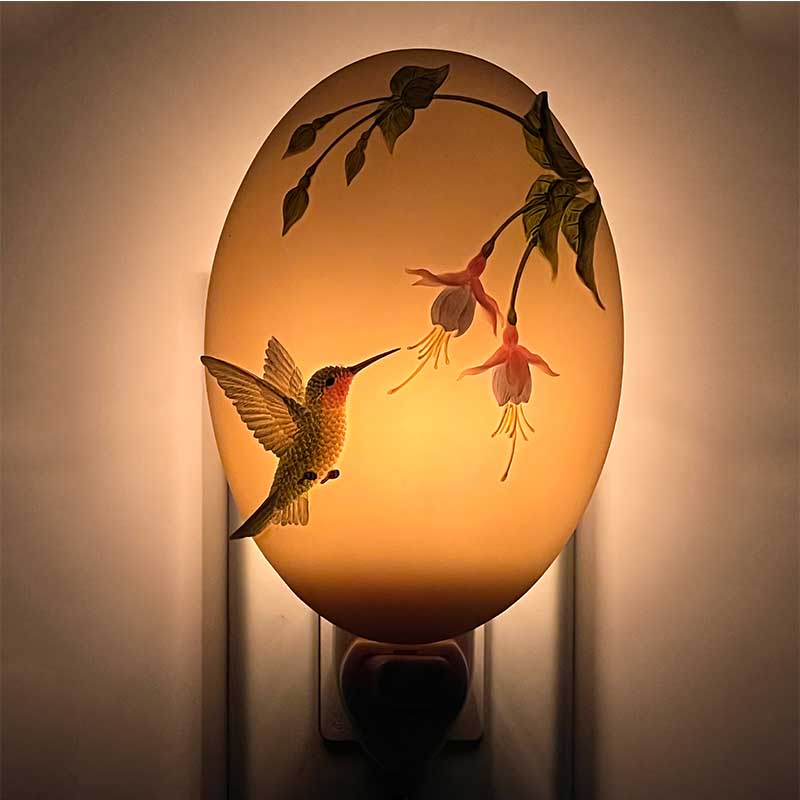 Hummingbird Night Light Plug