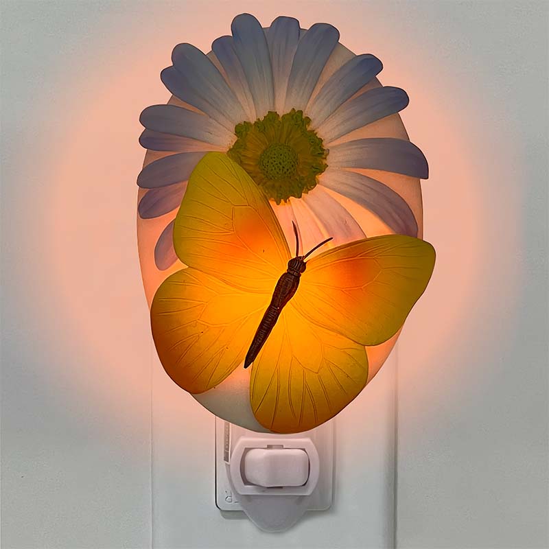 Butterfly and Flower Night Light