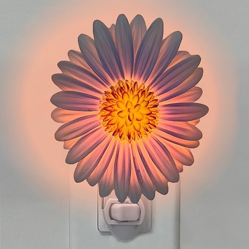 Blue Flower Night Light