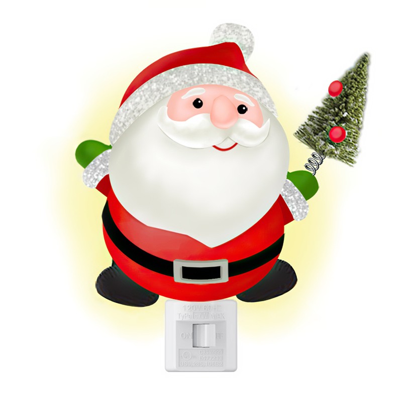 Energy Efficiency During The Holidays: How The Santa Plug-in Nightlight Saves Power